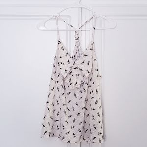 2/$5 FOREVER21 Umbrella Print Tank Top L